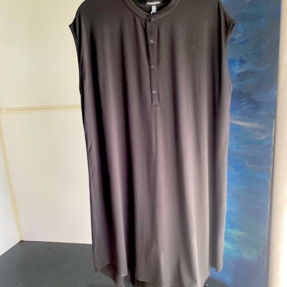 Eileen Fisher Black Dress - Picture 3 of 7